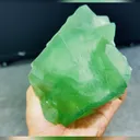 Natural Green Cubic Fluorite comes from Xianghualing,Hunan 110*80*110MM - image 3