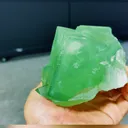 Natural Green Cubic Fluorite comes from Xianghualing,Hunan 110*80*110MM - image 2