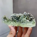 Natural Green Cubic Fluorite comes from Xianghualing,Hunan 115*45*50MM - image 4