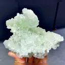 Natural Green Cubic Fluorite comes from Xianghualing,Hunan 120*95*60MM - image 1