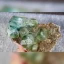 Natural Green Cubic Fluorite comes from Xianghualing,Hunan 125*75*50MM - image 3