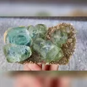 Natural Green Cubic Fluorite comes from Xianghualing,Hunan 125*75*50MM - image 1
