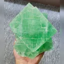 Natural Green Cubic Fluorite comes from Xianghualing,Hunan 130*130*100MM - image 1