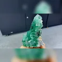 Natural Green Cubic Fluorite comes from Xianghualing,Hunan 180*110*70MM - image 2