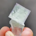 Natural Green Cubic Fluorite comes from Xianghualing,Hunan 20*15*30MM - image 1