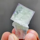 Natural Green Cubic Fluorite comes from Xianghualing,Hunan 20*15*30MM - image 4