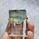 Natural Green Cubic Fluorite comes from Xianghualing,Hunan 20*20*15MM - image 4