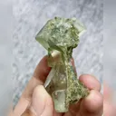 Natural Green Cubic Fluorite comes from Xianghualing,Hunan 30*55*25MM - image 3