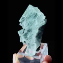 Natural Green Cubic Fluorite comes from Xianghualing,Hunan 40*30*65MM - image 2
