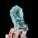 Natural Green Cubic Fluorite comes from Xianghualing,Hunan 40*30*65MM - image 3