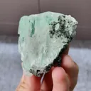 Natural Green Cubic Fluorite comes from Xianghualing,Hunan 55*50*35MM - image 2