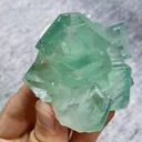 Natural Green Cubic Fluorite comes from Xianghualing,Hunan 55*65*50MM - image 4