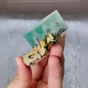 Natural Green Cubic Fluorite comes from Xianghualing,Hunan 70*50*30MM - image 3