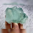 Natural Green Cubic Fluorite comes from Xianghualing,Hunan 85*50*45MM - image 4