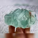 Natural Green Cubic Fluorite comes from Xianghualing,Hunan 85*50*45MM - image 6