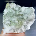 Natural Green Cubic Fluorite comes from Yaogangxian,Hunan 140*150*70MM - image 3