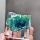 Natural Green Cubic Fluorite comes from Yaogangxian,Hunan 35*20*30MM - image 6