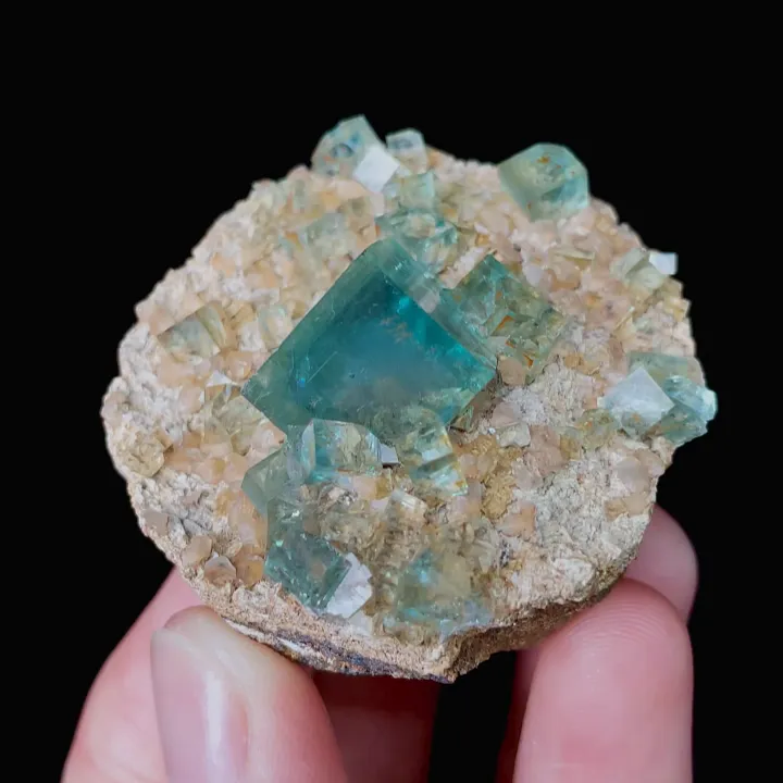 Natural Green Cubic Fluorite, Mineral Specimen: Inner Mongolia,China (40*45*30MM) - image 5