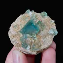 Natural Green Cubic Fluorite, Mineral Specimen: Inner Mongolia,China (40*45*30MM) - image 5