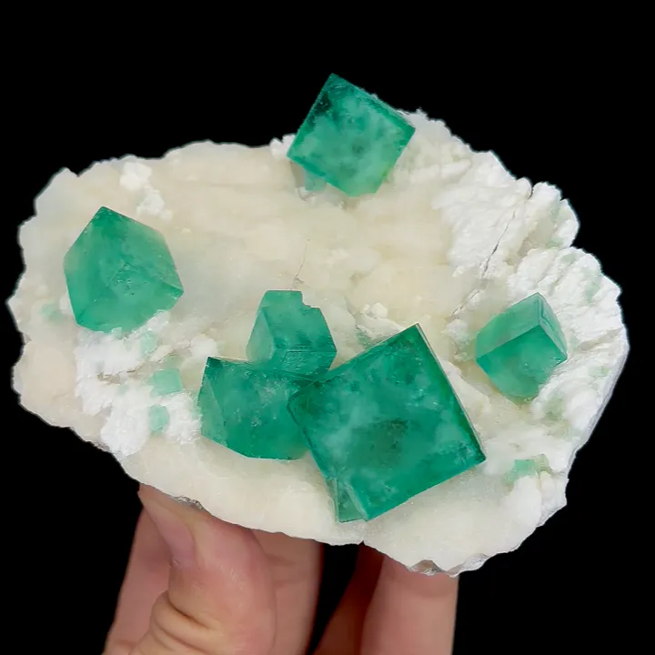 Natural Green Cubic Fluorite , Mineral Specimen: Madagascar (100*85*40MM) - image 3