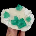 Natural Green Cubic Fluorite , Mineral Specimen: Madagascar (100*85*40MM) - image 3