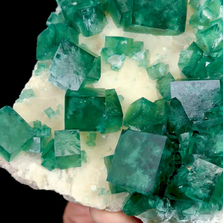 Natural Green Cubic Fluorite, Mineral Specimen: Madagascar (135*110*70MM) - image 4