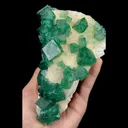 Natural Green Cubic Fluorite, Mineral Specimen: Madagascar (160*90*85MM) - image 3