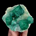 Natural Green Cubic Fluorite, Mineral Specimen: Madagascar (75*85*35MM) - image 3