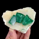 Natural Green Cubic Fluorite, Mineral Specimen: Madagascar (85*60*30MM) - image 1