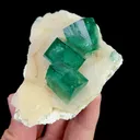 Natural Green Cubic Fluorite, Mineral Specimen: Madagascar (85*60*30MM) - image 2