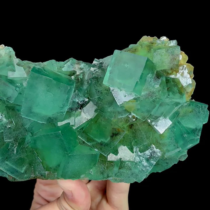 Natural Green Cubic Fluorite, Mineral Specimen: Xianghualing,Hunan (170*95*35MM) - image 3