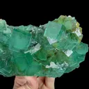 Natural Green Cubic Fluorite, Mineral Specimen: Xianghualing,Hunan (170*95*35MM) - image 3