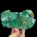 Natural Green Cubic Fluorite, Mineral Specimen: Xianghualing,Hunan (170*95*35MM) - image 1