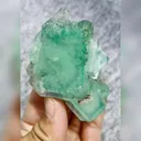 Natural Green Cubic Fluorite, ,Mineral Specimen: Xianghualing,Hunan (35*70*55mm) - image 2
