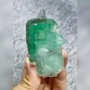 Natural Green Cubic Fluorite, ,Mineral Specimen: Xianghualing,Hunan (35*70*55mm) - image 5