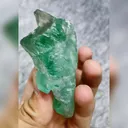 Natural Green Cubic Fluorite, ,Mineral Specimen: Xianghualing,Hunan (35*70*55mm) - image 3