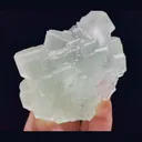 Natural Green Cubic Fluorite, Mineral Specimen: Xianghualing,Hunan (60*55*45MM) - image 2