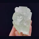 Natural Green Cubic Fluorite, Mineral Specimen: Xianghualing,Hunan (60*55*45MM) - image 3