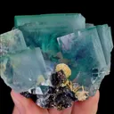 Natural Green Cubic Fluorite, Mineral Specimen: Yindu,Inner Mongolia (45*65*45MM) - image 4