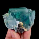 Natural Green Cubic Fluorite, Mineral Specimen: Yindu,Inner Mongolia (45*65*45MM) - image 6