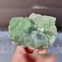 Natural Green Cubic Fluorite Mineral Specimen,High Quality Specimen,XIANGHUALING,HUNAN,CHINA(120*75*55mm) - image 3