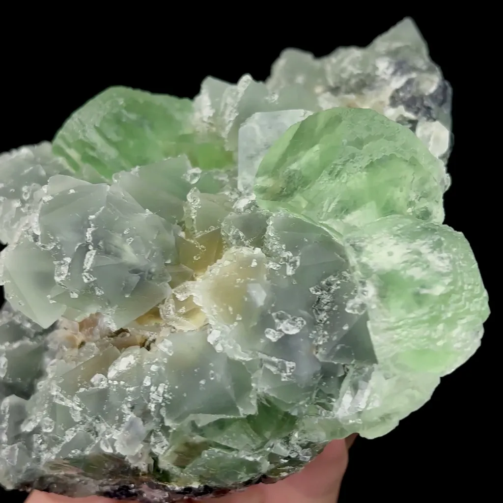 Natural Green Cubic Fluorite Mineral Specimen,High Quality Specimen,XIANGHUALING,HUNAN,CHINA(123*106*63mm) - image 2