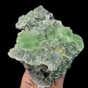 Natural Green Cubic Fluorite Mineral Specimen,High Quality Specimen,XIANGHUALING,HUNAN,CHINA(123*106*63mm) - image 1