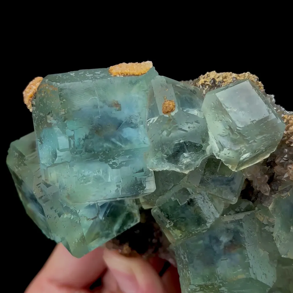 Natural Green Cubic Fluorite Mineral Specimen,High Quality Specimen,XIANGHUALING,HUNAN,CHINA(125*75*50mm) - image 3