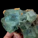 Natural Green Cubic Fluorite Mineral Specimen,High Quality Specimen,XIANGHUALING,HUNAN,CHINA(125*75*50mm) - image 3