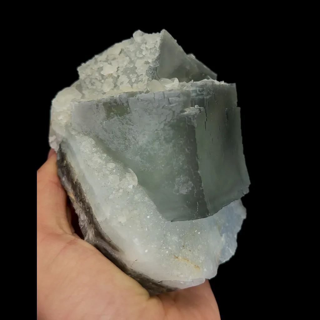 Natural Green Cubic Fluorite Mineral Specimen,High Quality Specimen,XIANGHUALING,HUNAN,CHINA(135*93*80mm) - image 2