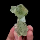Natural Green Cubic Fluorite Mineral Specimen,High Quality Specimen,XIANGHUALING,HUNAN,CHINA(30*55*25mm) - image 1