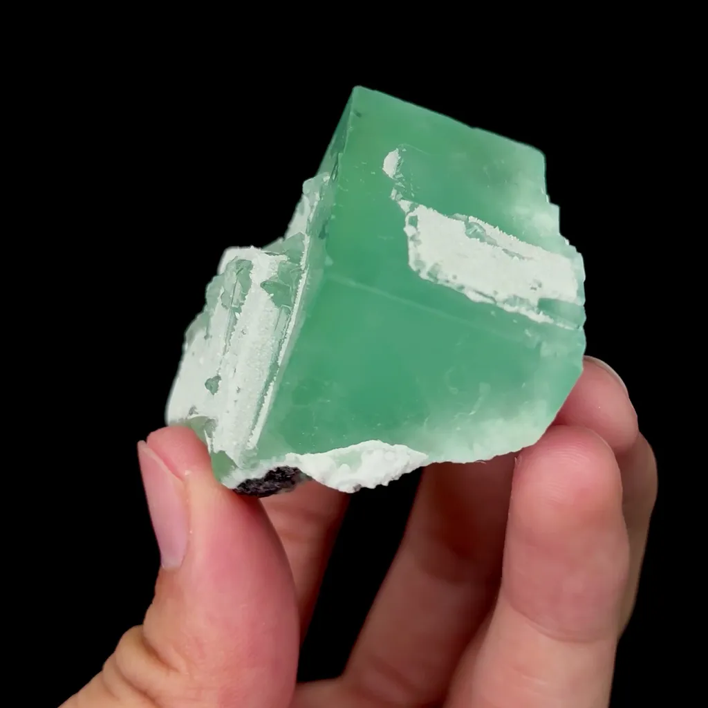 Natural Green Cubic Fluorite Mineral Specimen,High Quality Specimen,XIANGHUALING,HUNAN,CHINA(40*45*30mm) - image 3