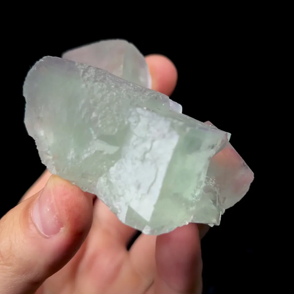 Natural Green Cubic Fluorite Mineral Specimen,High Quality Specimen,XIANGHUALING,HUNAN,CHINA(50*70*30mm) image