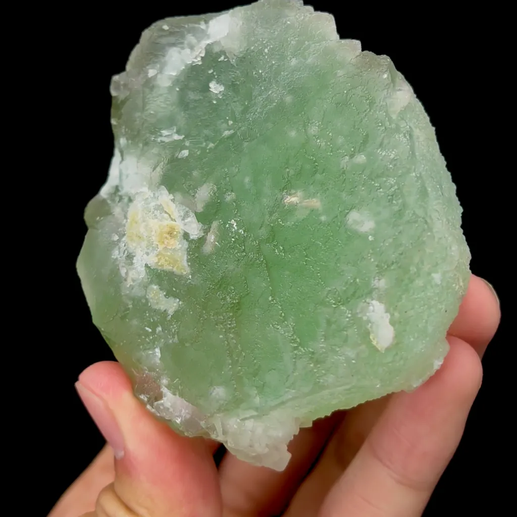 Natural Green Cubic Fluorite Mineral Specimen,High Quality Specimen,XIANGHUALING,HUNAN,CHINA(80*60*40mm) - image 4
